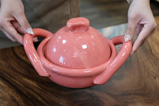 Marushige Touki Nukuta Nabe - Pink, Size 6