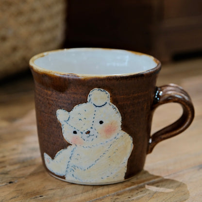 KONGARISHA-コンガリ舎 Handmade Bear Mug
