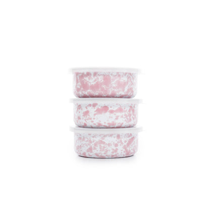 Crow Canyon Splatter Enamelware 1-pc Storage Bowl