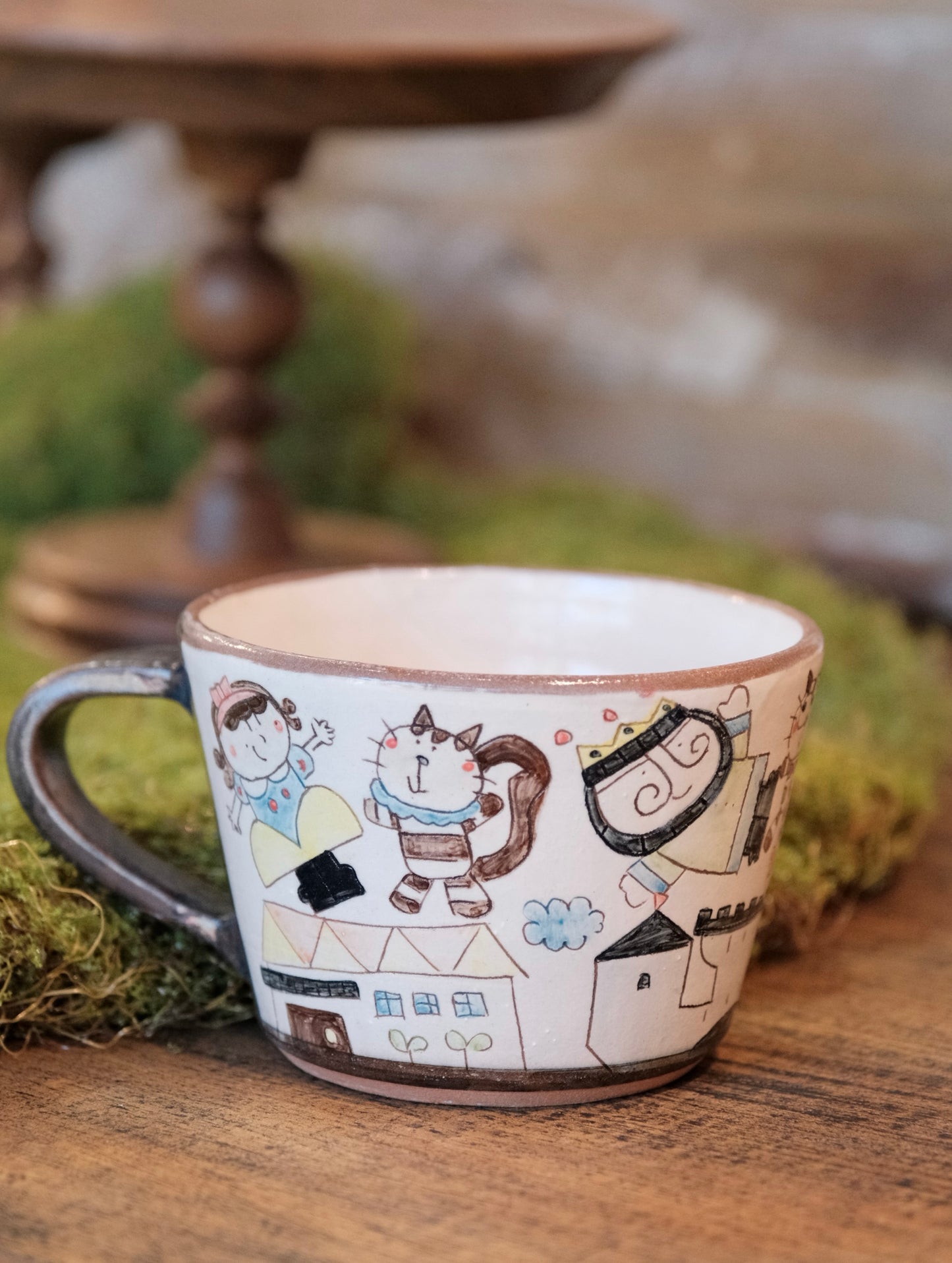 野村典子-Noriko Nomura Handmade Storybook Collection Soup Mug (#8）