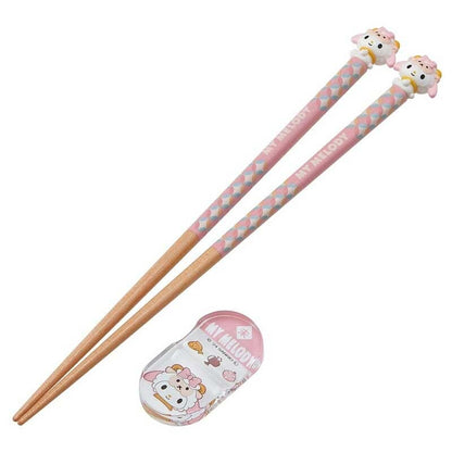 Sanrio Zodiac Chopstick with Chopstick rest Set