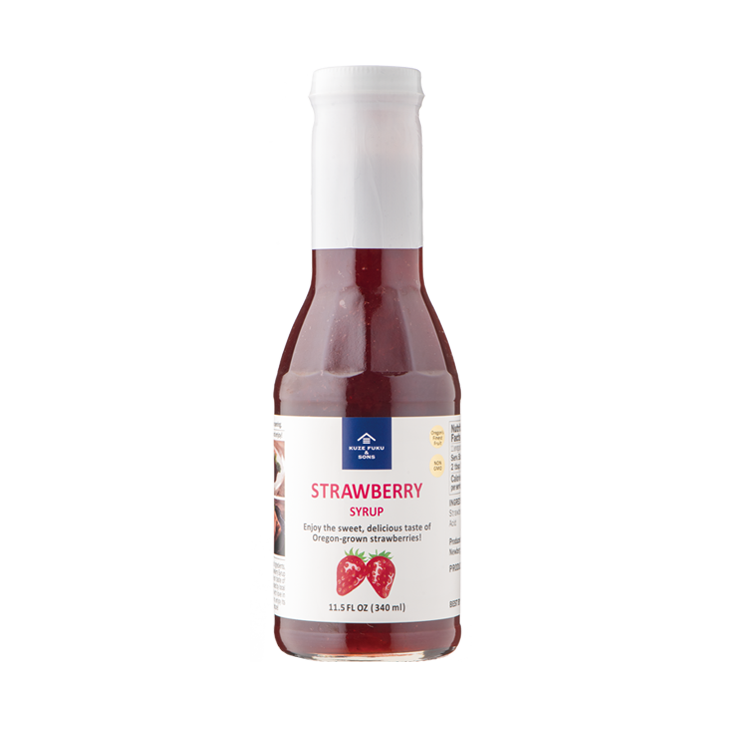 Kuze Fuku & Sons - STRAWBERRY SYRUP 11.5 FL OZ