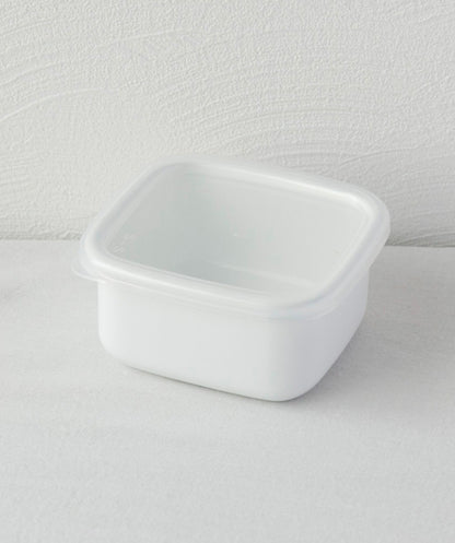 Noda Horo White Series Square S with Seal Lid