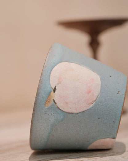 【2026 Exhibition】Acne pottery Studio handmade Mug (Peach & deer)