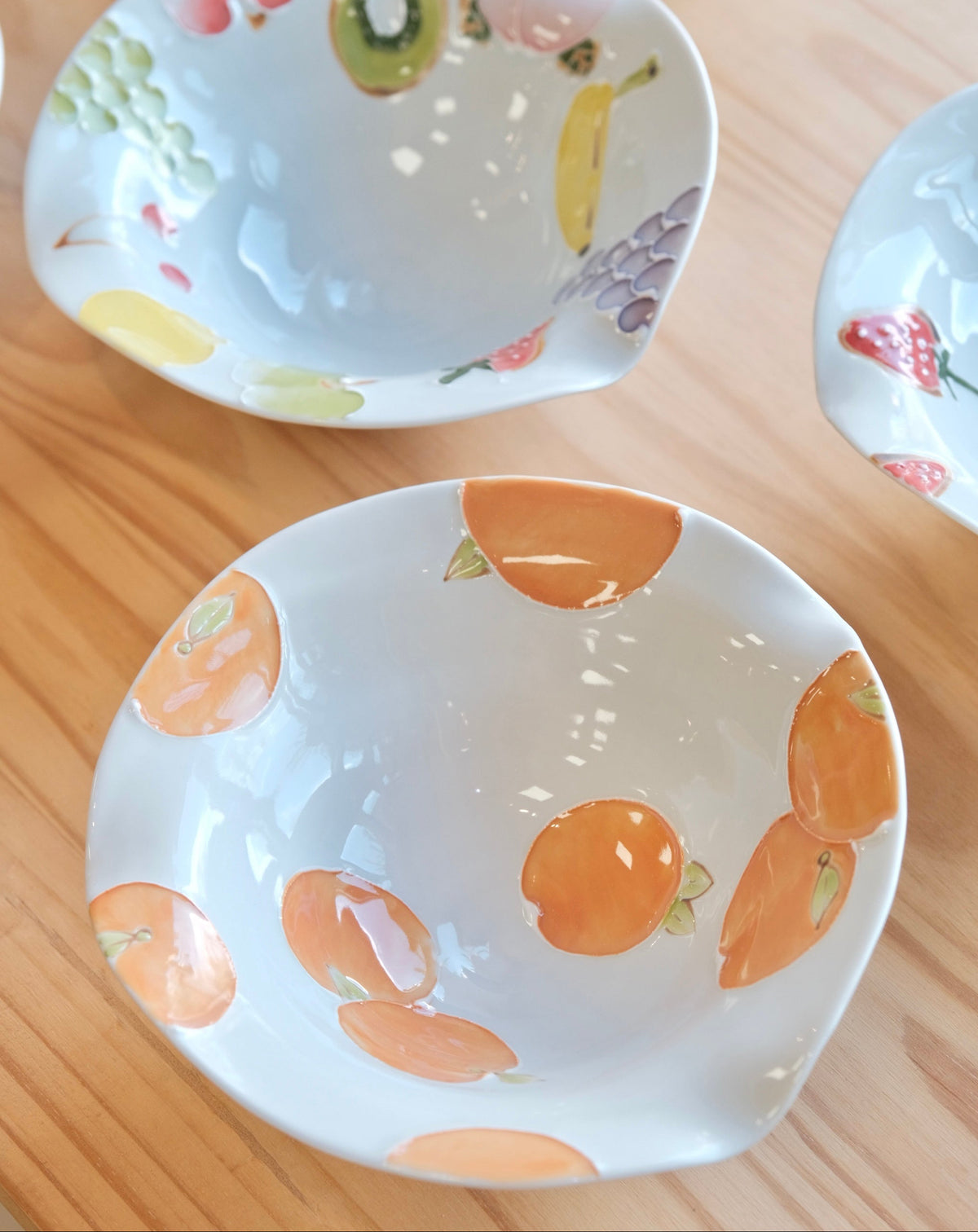 Tokushichi-gama × Orange Market Fruits selection  Limited Edition Bowl （Gift Box）