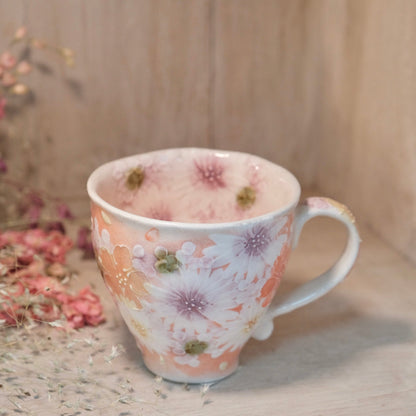 Seto Ware YUZURIHA Flower Mug