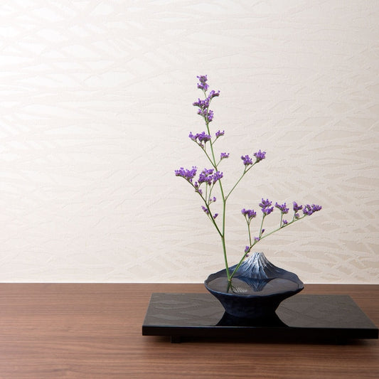 JAPAN GINGA-DO Ikebana Aluminum MT FUJI Flower Vase (Gift Box)