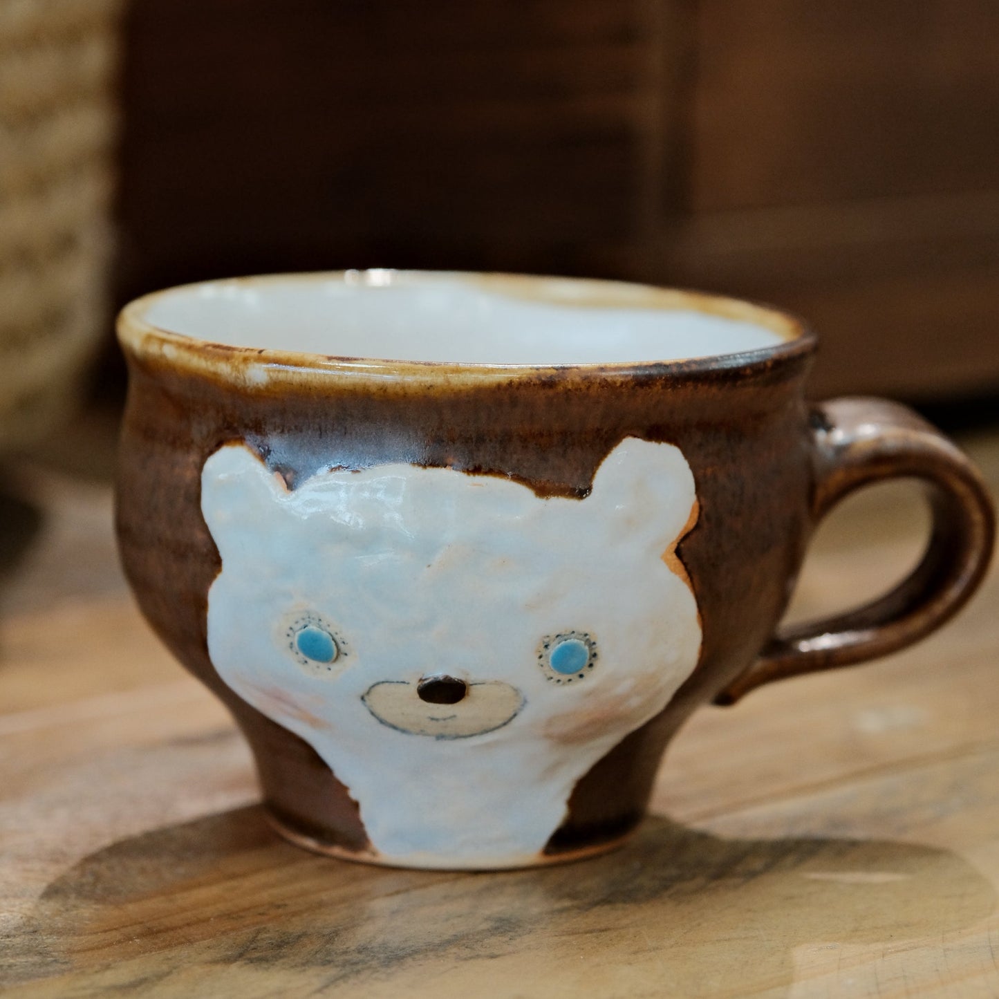 KONGARISHA-コンガリ舎 Handmade Bear Round Mug