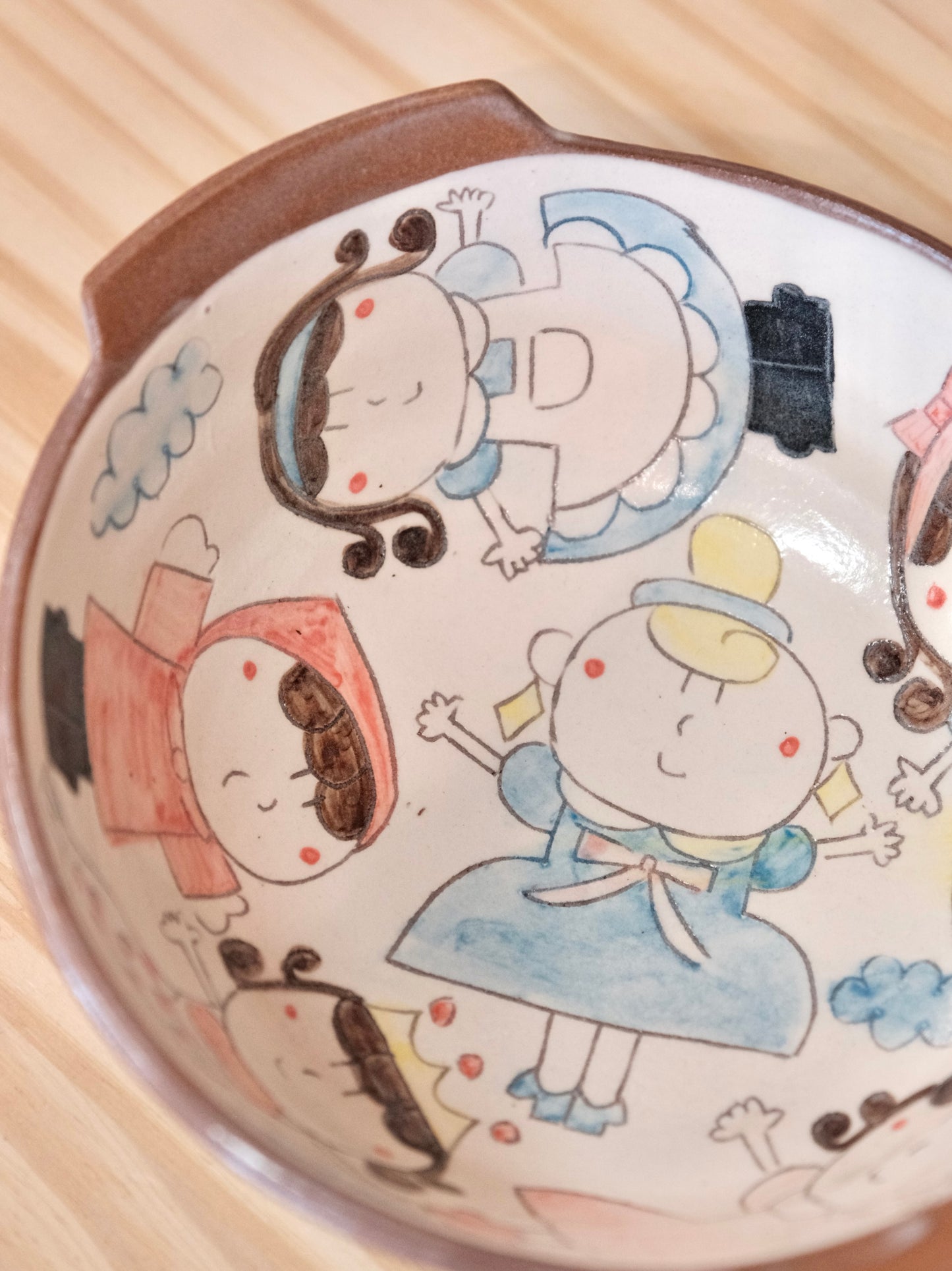 野村典子-Noriko Nomura Storybook Collection Handle bowl (#1-2）