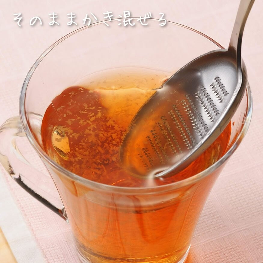 Japan Made Stainless steel Condiment Grater Spoon