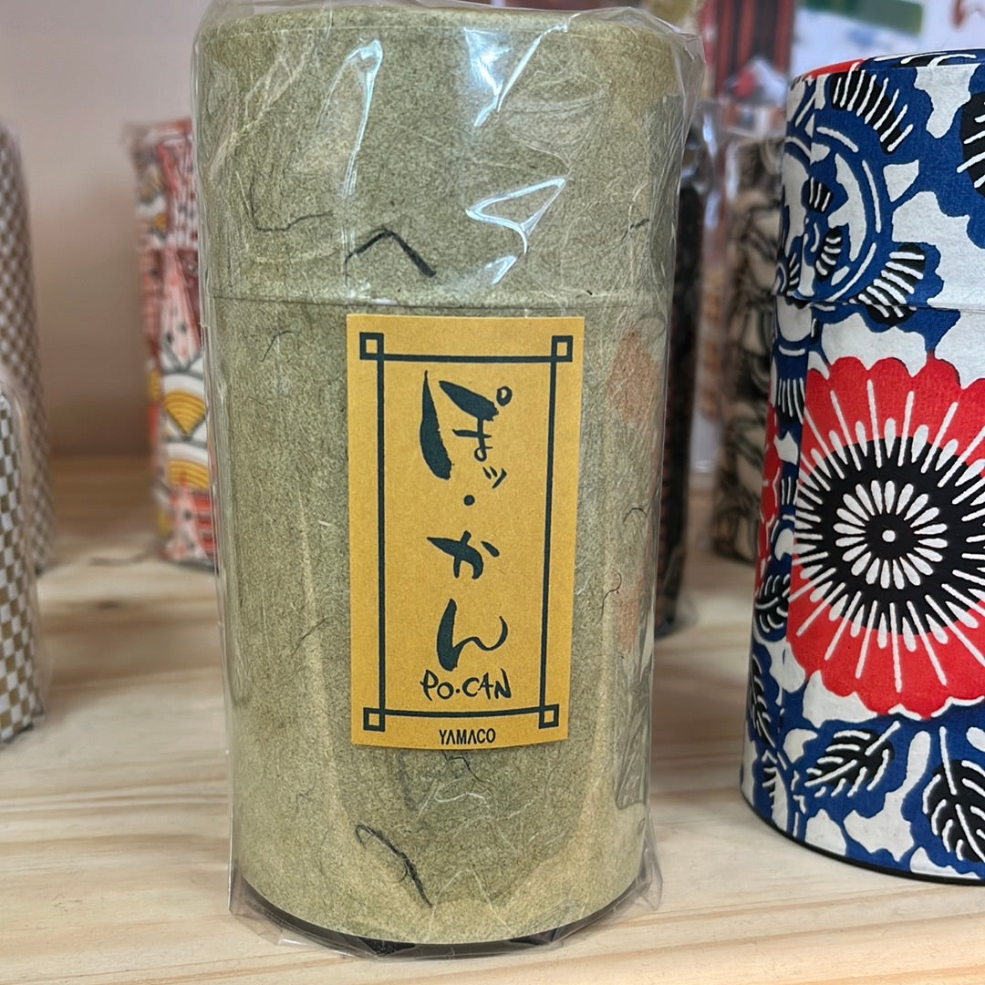 Japan Made Japanese Pattern Tea Canister