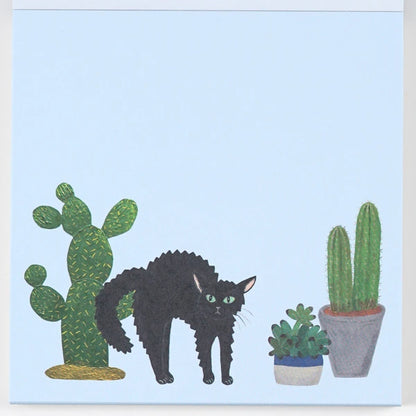 Cat&  Sodeyama Kahoko Square Memo (Green)