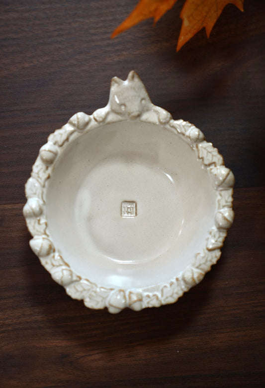 Kielisha-キエリ舎 Handmade Little Fox Side Dishes Plate