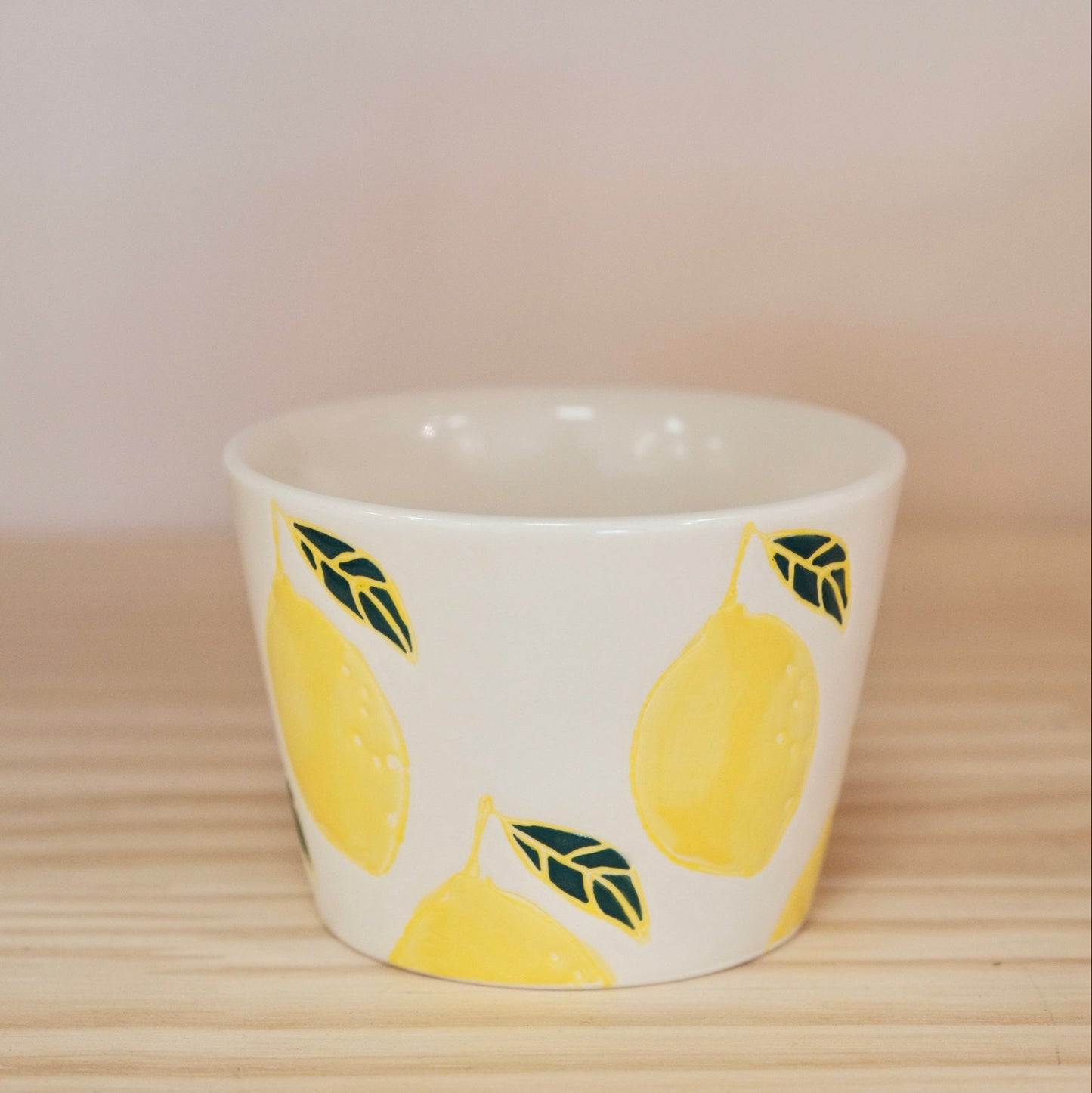 Kikuso Kiln Japan Hasami ware handcraft Lemon 5pcs set