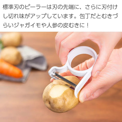 Aux leye peeler that can be cut with light force