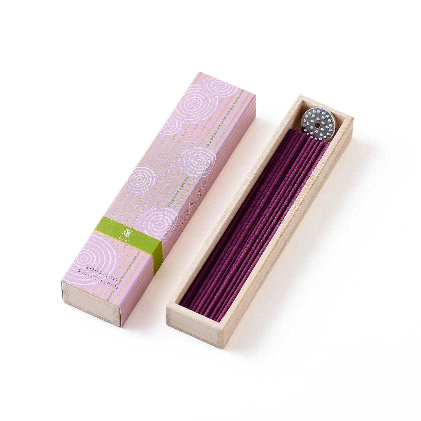 KOUSAIDO Incense｜40 sticks Japanese incense with holder