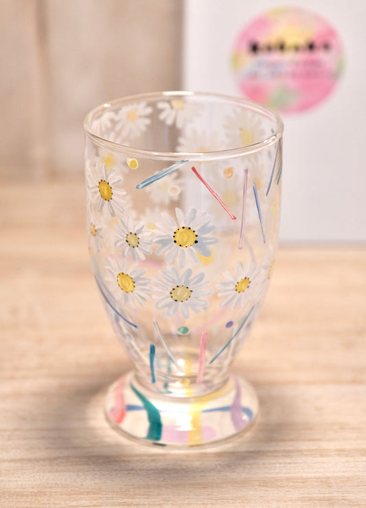 KOBAKO Hand-Painted Glass Artist Stem Glass #6
