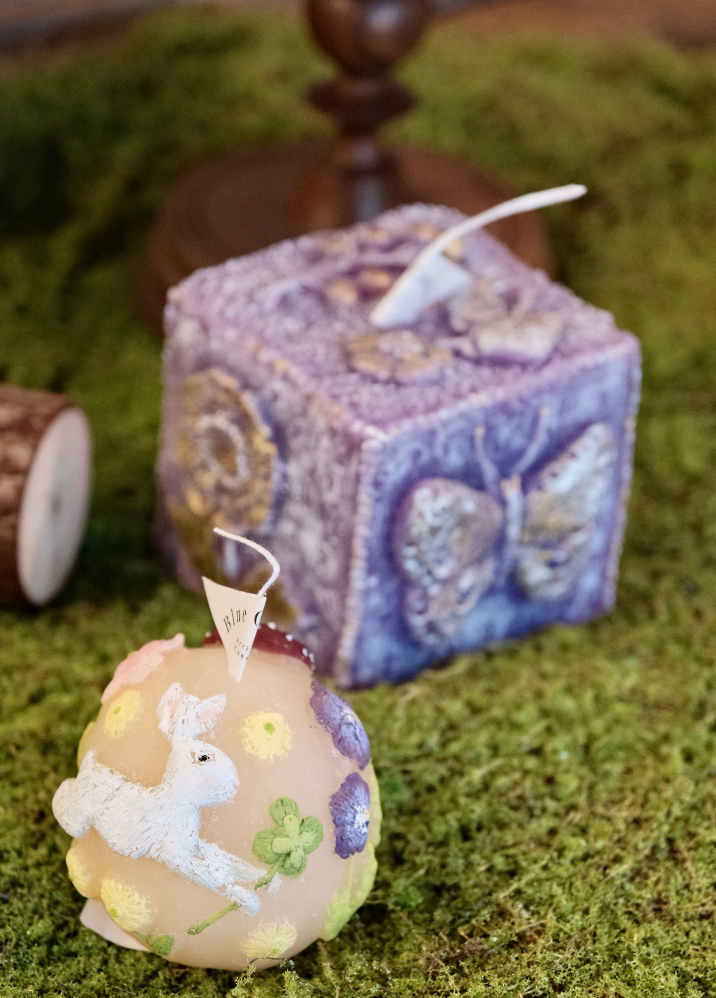 BLUE CANDLE - Tomiyo Otsuka Forest bunny