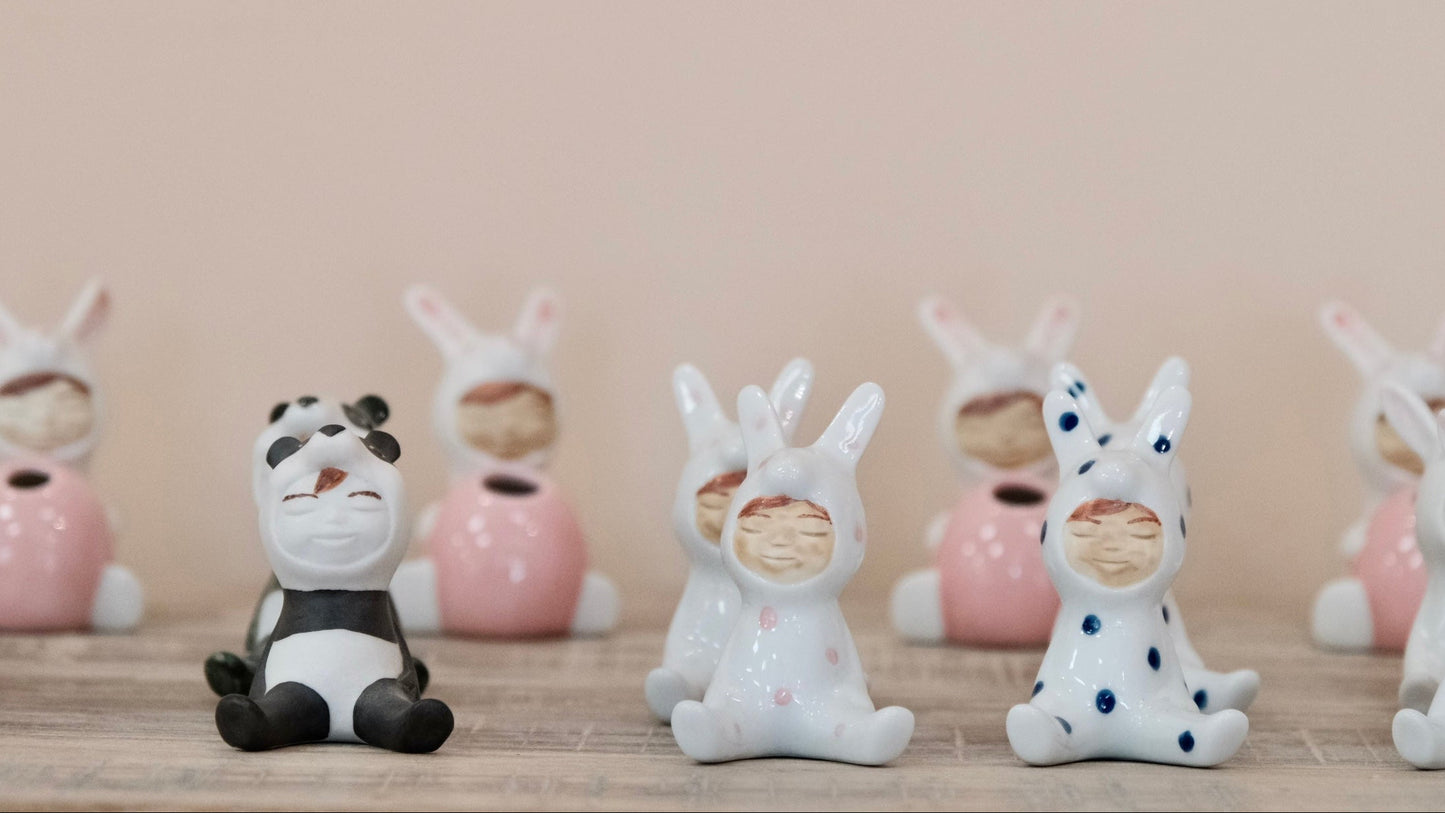 Japan Artisans 北川美宣 Handmade Playful Selection oothpick Holder / Mini Bud Vase