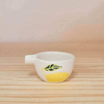 Kikuso Kiln Japan Hasami ware handcraft Lemon 5pcs set