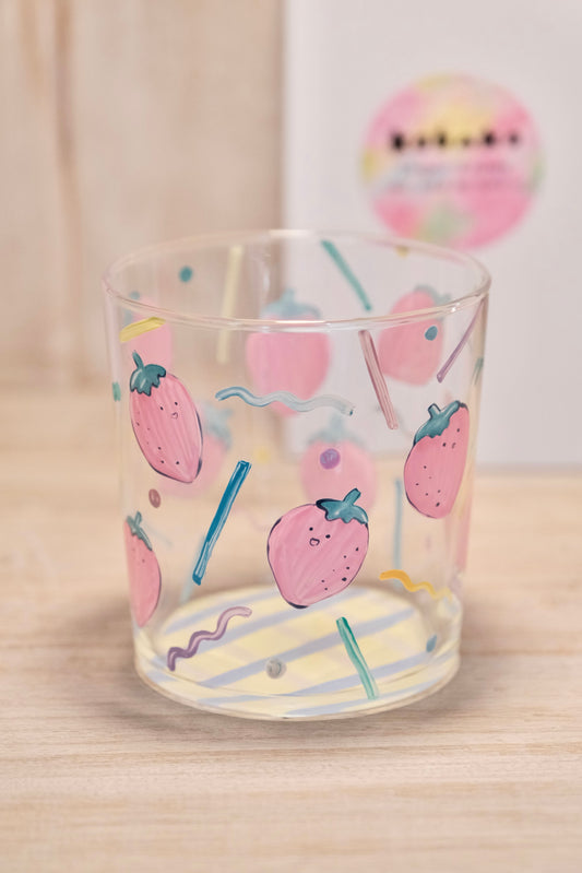 KOBAKO Hand-Painted Glass Artist Cup #2