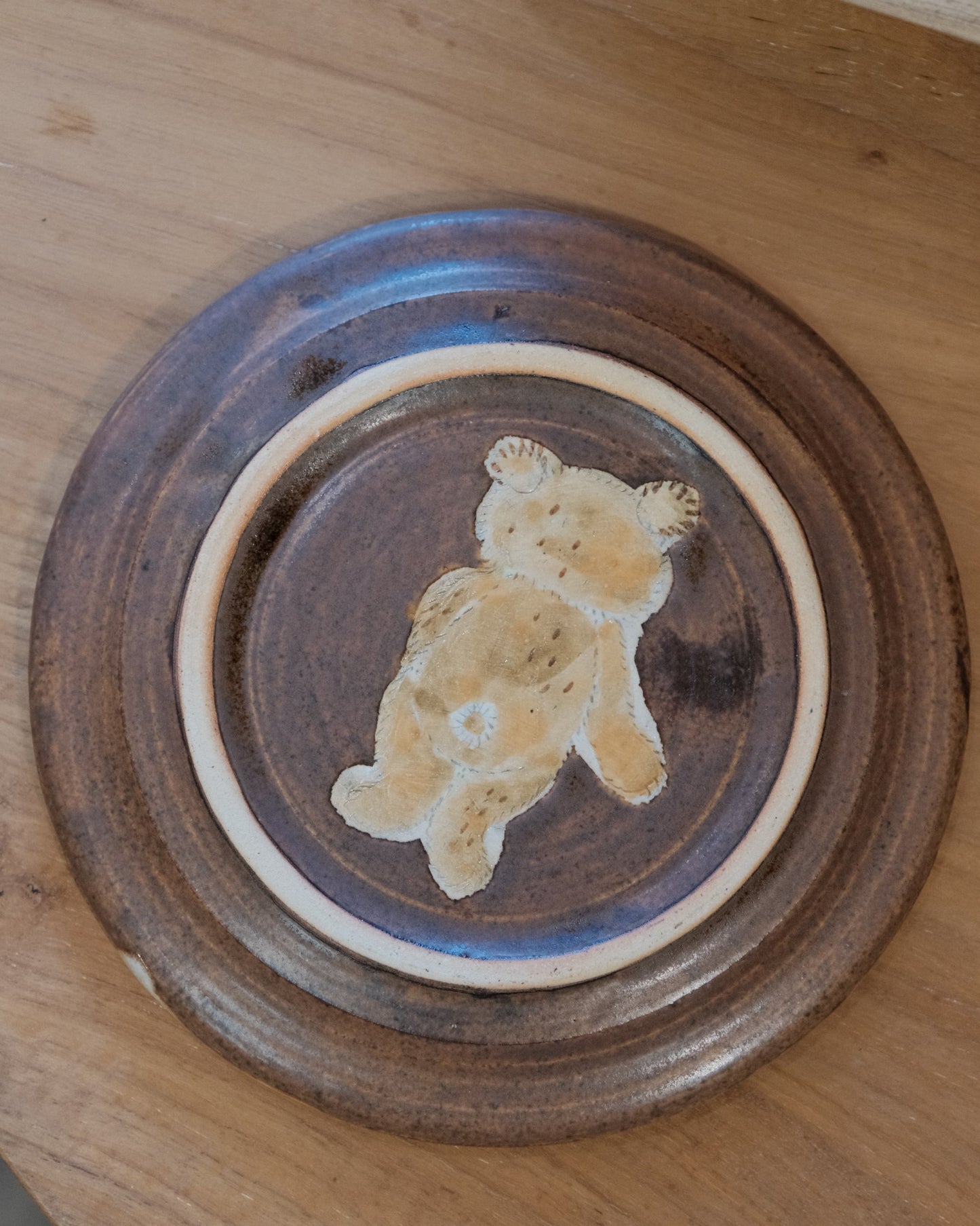 KONGARISHA-コンガリ舎 Bear Round 6inch Dessert plate (#14)