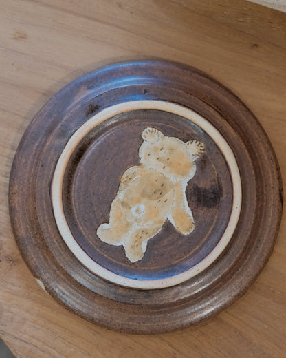 KONGARISHA-コンガリ舎 Bear Round 6inch Dessert plate (#14)
