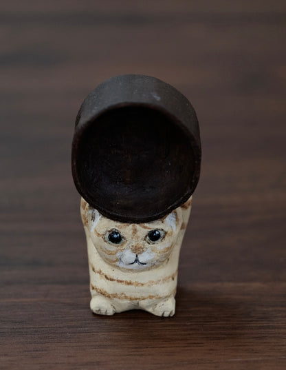 Pagumi-ぱぐみ Japan Wood Carving Artist Handmade Camphor Wood Coffee Spoon