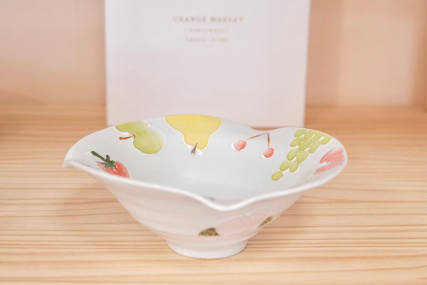 Tokushichi-gama × Orange Market Fruits selection  Limited Edition Bowl （Gift Box）