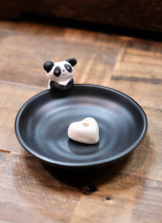 Panda Ceramic Incense Holder