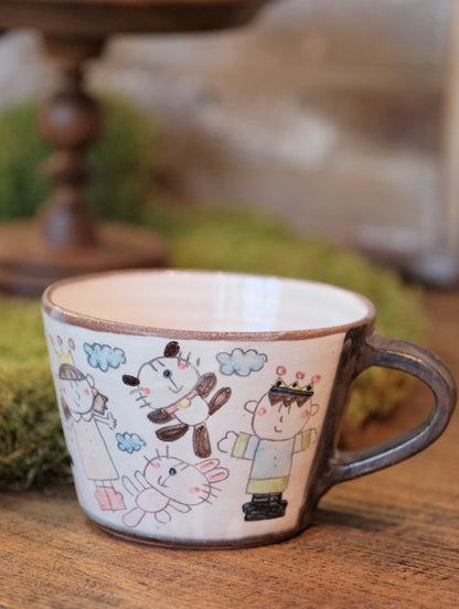 野村典子-Noriko Nomura Handmade Storybook Collection Soup Mug (#5）