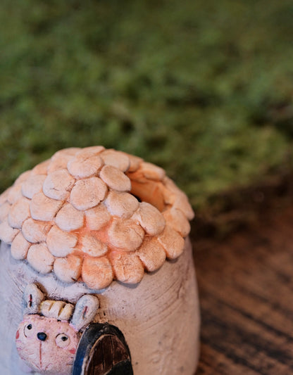 野村典子-Noriko Nomura Handmade Storybook Collection Flower vase (#6)