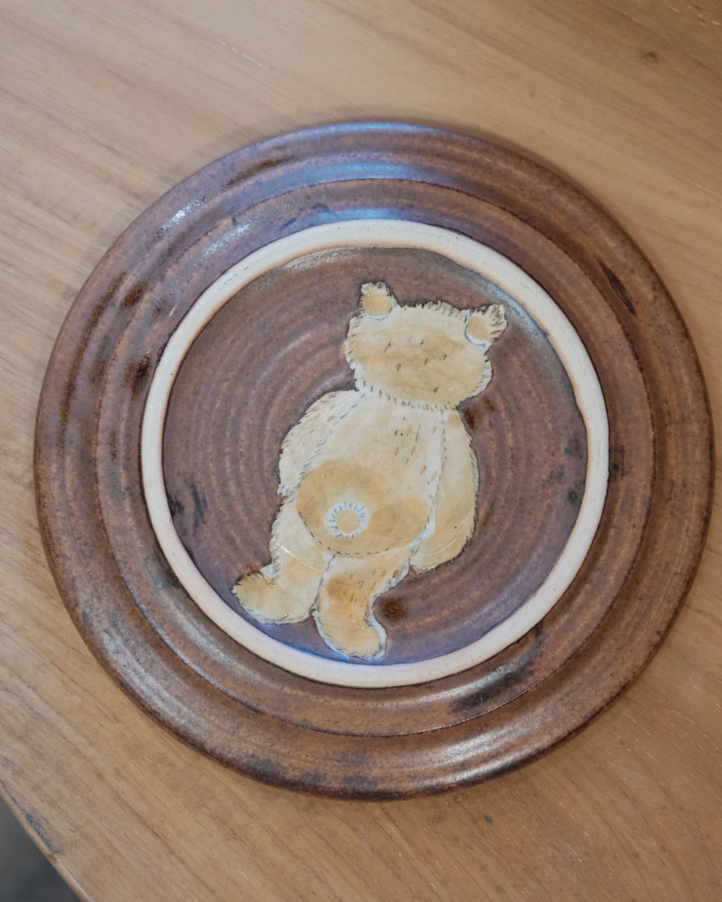KONGARISHA-コンガリ舎 Bear Round 6inch Dessert plate (#11)