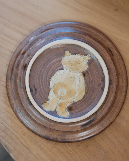 KONGARISHA-コンガリ舎 Bear Round 6inch Dessert plate (#11)