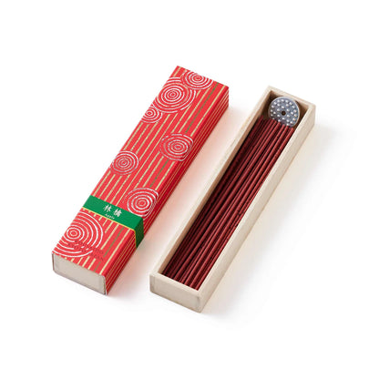 KOUSAIDO Incense｜40 sticks Japanese incense with holder