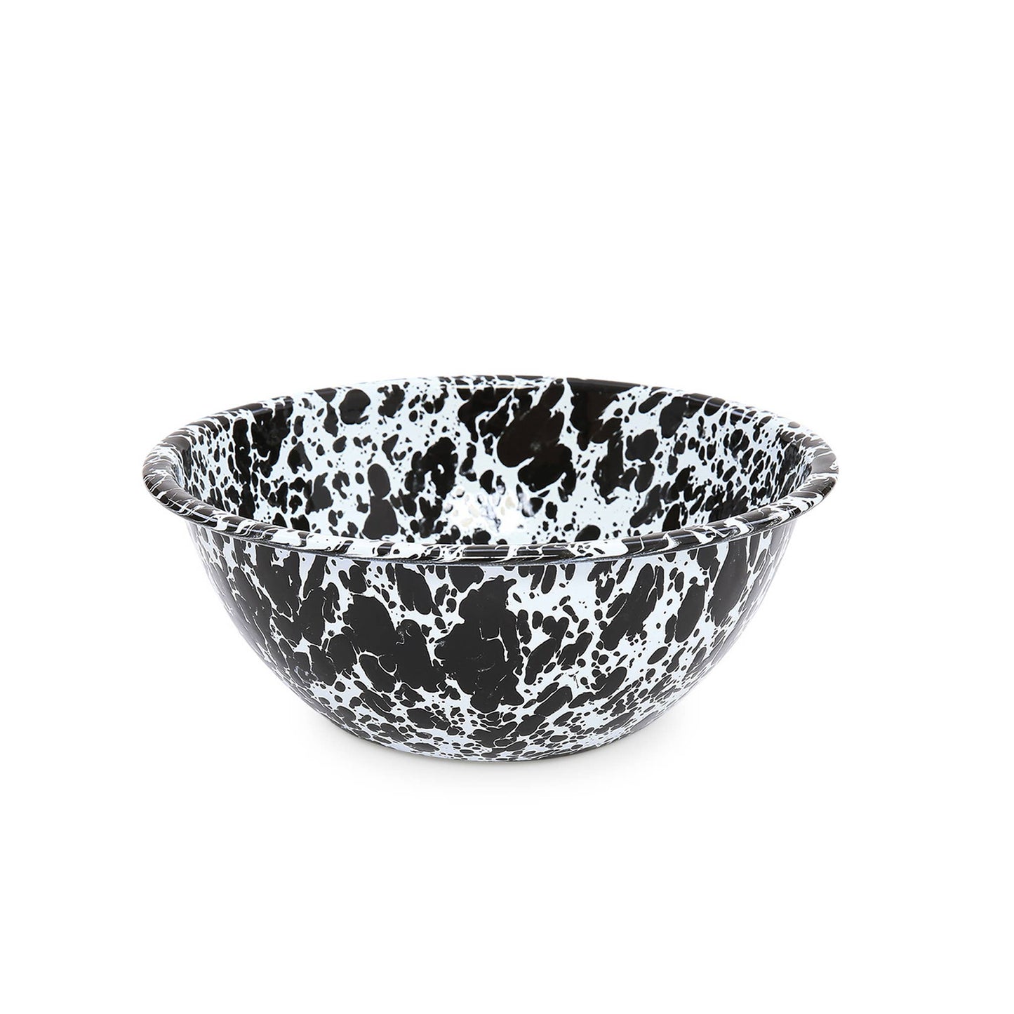 Crow Canyon Splatter Enamelware Small Serving Bowl