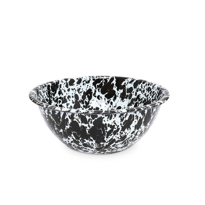 Crow Canyon Splatter Enamelware Small Serving Bowl