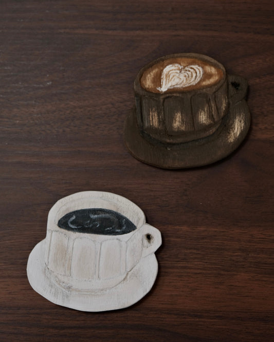 Pagumi-ぱぐみ Japan Wood Carving Artist Handmade Camphor Wood Coaster