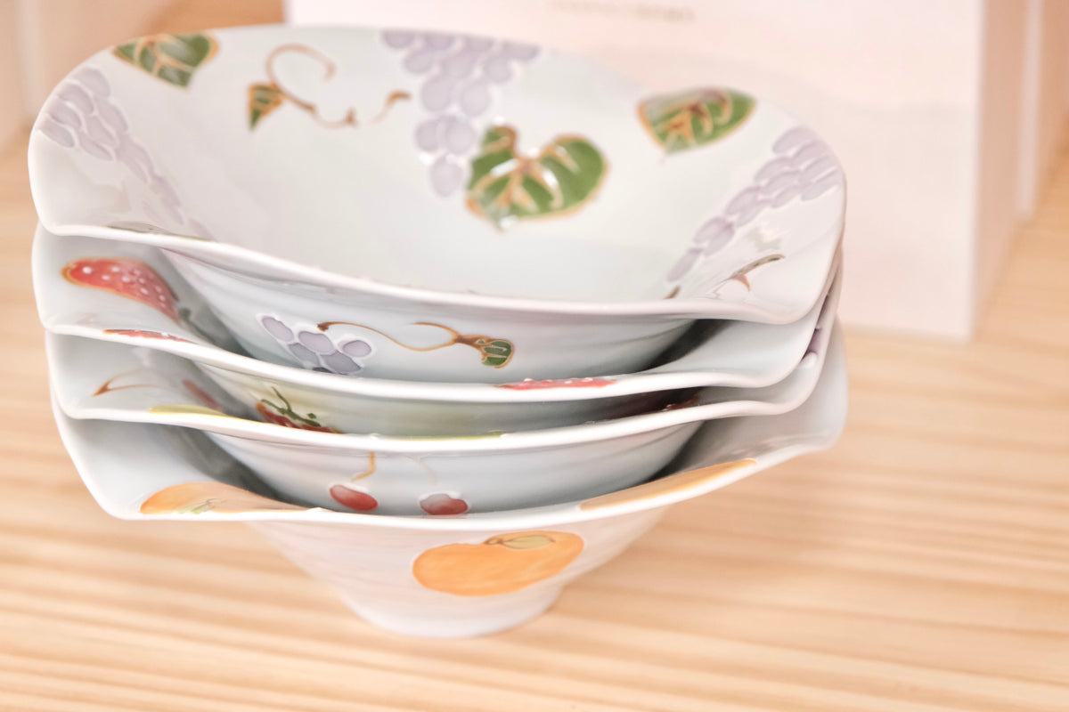 Tokushichi-gama × Orange Market Fruits selection  Limited Edition Bowl （Gift Box）