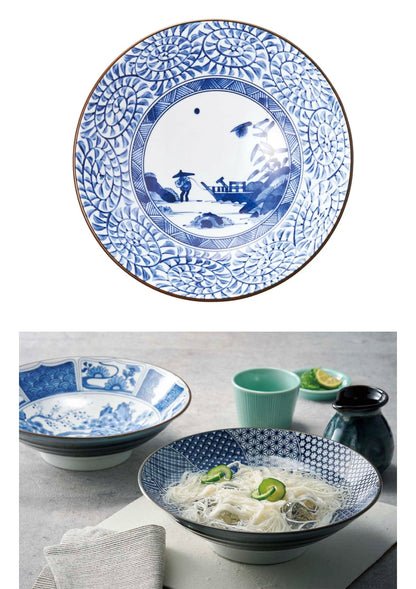 Japan Made Minoware Large Ramen Bowl -Boat