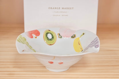 Tokushichi-gama × Orange Market Fruits selection  Limited Edition Bowl （Gift Box）