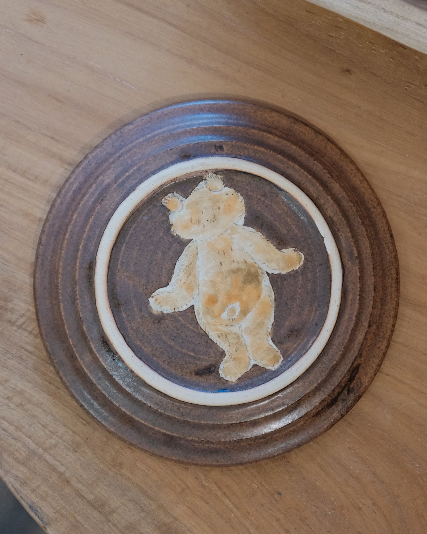 KONGARISHA-コンガリ舎 Bear Round 6inch Dessert plate (#13)