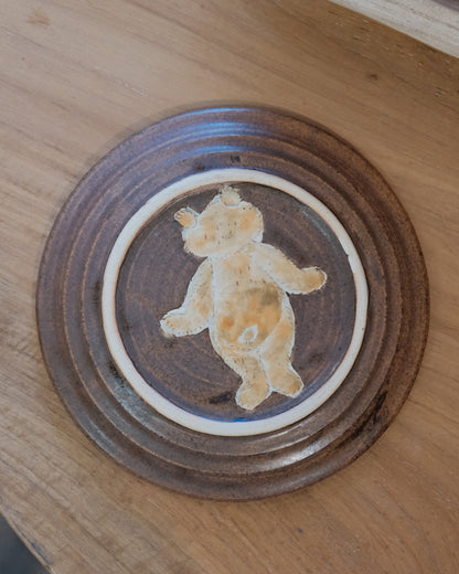 KONGARISHA-コンガリ舎 Bear Round 6inch Dessert plate (#13)