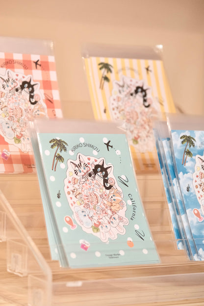 KIRIKO SHIMIZU-清水桐子 California Exhibition postcard