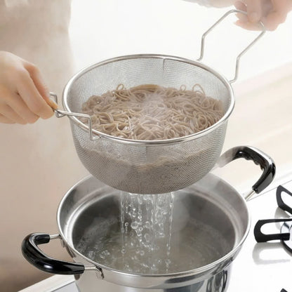 Shimomura Kihan Yude-Meijin Stainless Steel Pot with Strainer