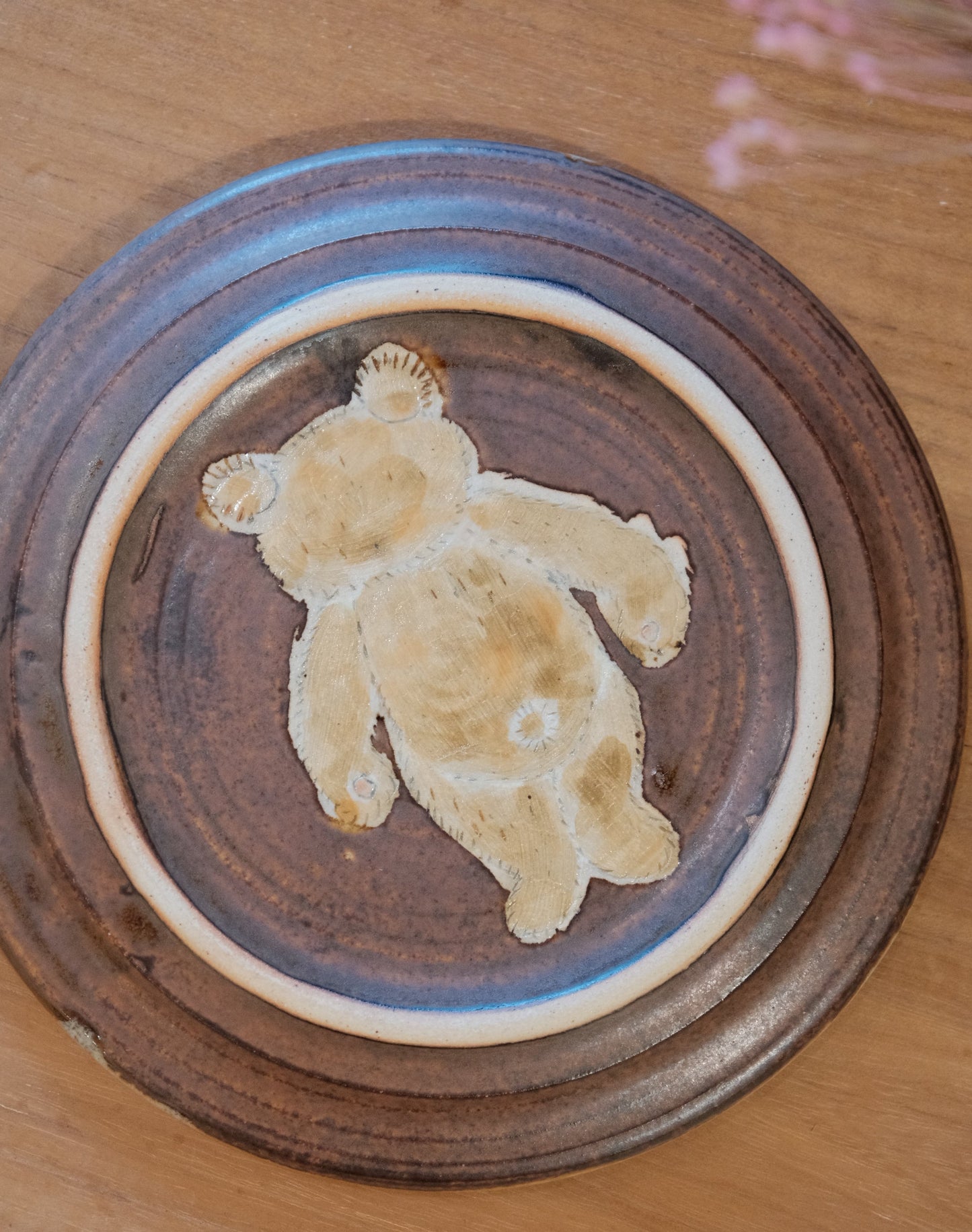 KONGARISHA-コンガリ舎 Bear Round 6inch Dessert plate (#2)