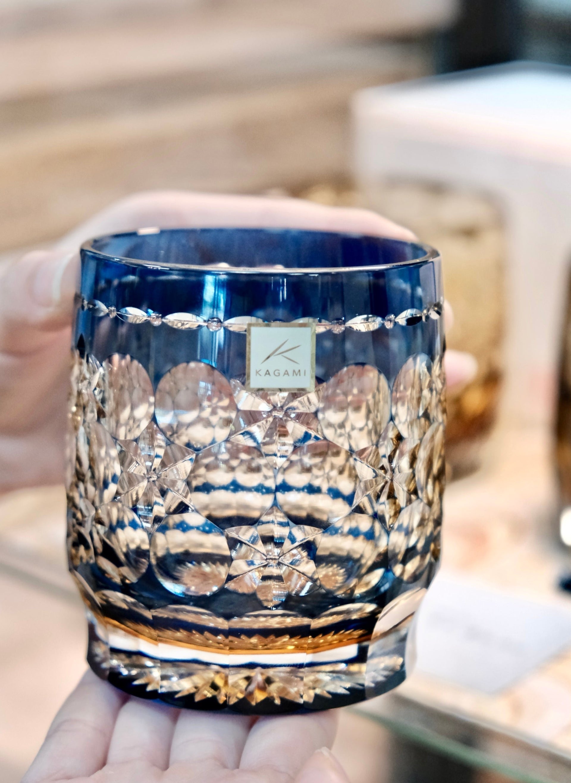 KAGAMI CRYSTAL] Whiskey Glass By KASANEIROME TAMAMAI (JUGGLING 