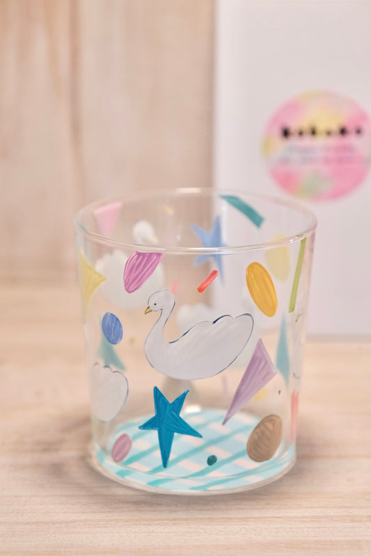 KOBAKO Hand-Painted Glass Artist Cup #5