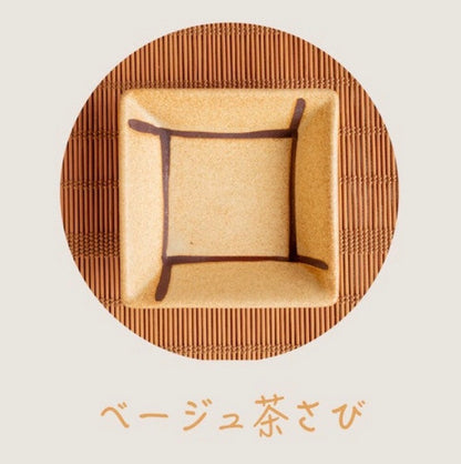 Japan handmade Made Mino dish plate
