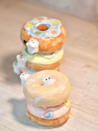 Suzuki Tamami Handmade Donuts Wall Decor (mini flower vase)